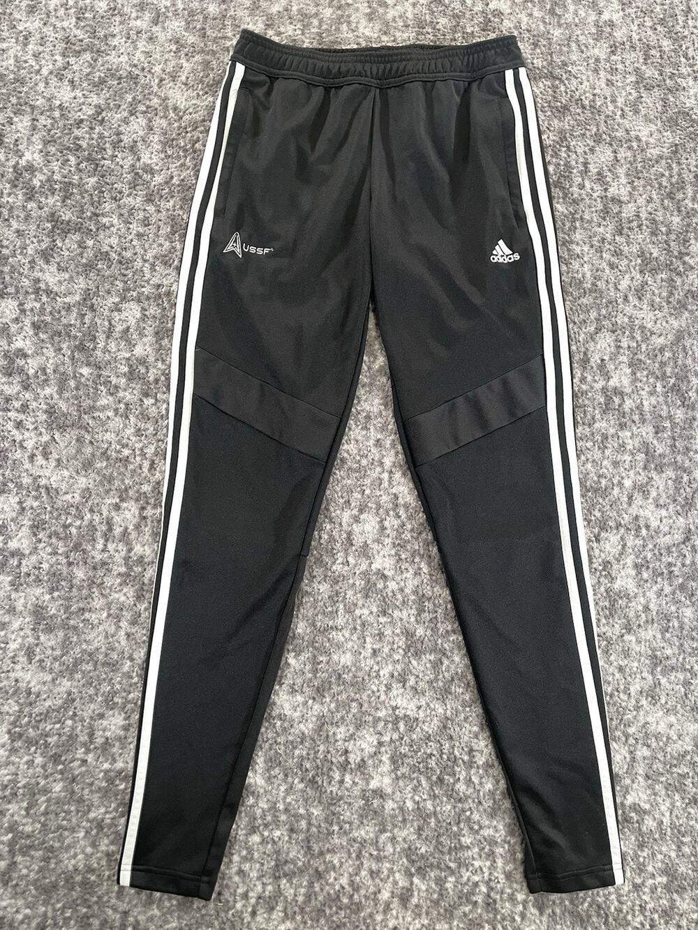 Adidas US Star Fleet Black Star Trek Track Pants Womens S Athletic Sweat Pants